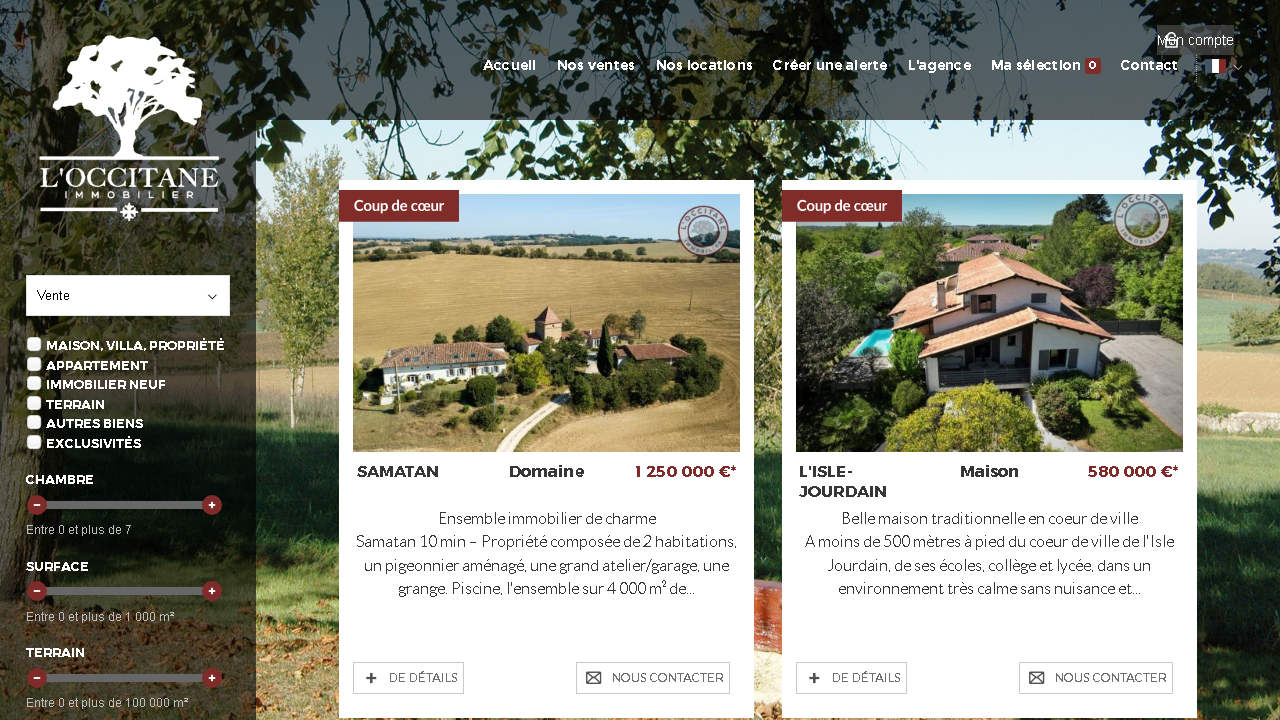 Capture d'écran de http://www.occitane.fr/ 